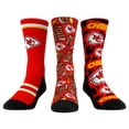 thumbnail image 1 of Unisex Rock Em Socks  Kansas City Chiefs Fan Favorite Three-Pack Crew Sock Set, 1 of 4