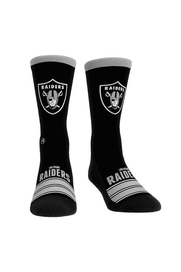 Unisex Rock Em Socks Las Vegas Raiders Gametime Stripe-Crew Socks