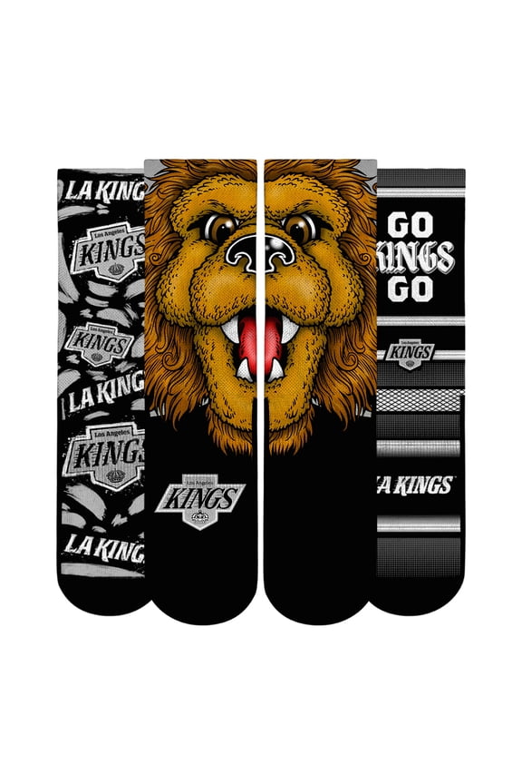 Unisex Rock Em Socks Los Angeles Kings Fan Favorites Three-Pack Crew Socks Set