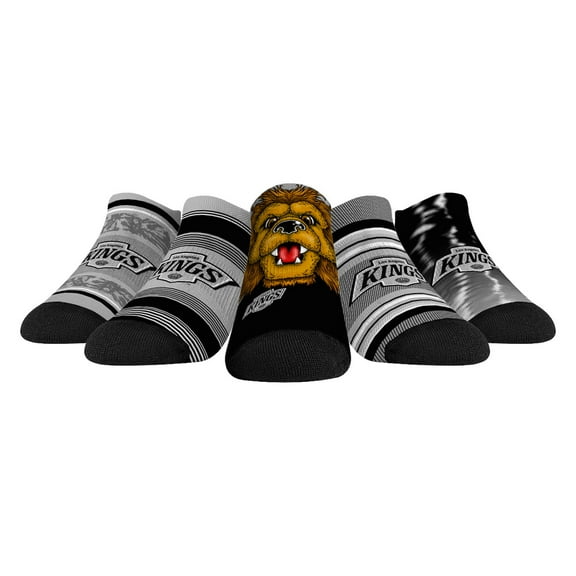 Unisex Rock Em Socks Los Angeles Kings Super Fan Five-Pack Low-Cut Socks Set