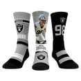 thumbnail image 1 of Unisex Rock Em Socks Maxx Crosby Las Vegas Raiders 3-Pack Crew Sock Set, 1 of 4
