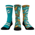 thumbnail image 1 of Unisex Rock Em Socks  Miami Dolphins Fan Favorite Three-Pack Crew Sock Set, 1 of 4