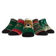 SEVEN TIMES SIX Unisex Rock Em Socks Minnesota Wild Super Fan Five-Pack Low-Cut Socks Set