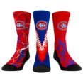 thumbnail image 1 of Unisex Rock Em Socks Montreal Canadiens Three-Pack Crew Socks Set, 1 of 4