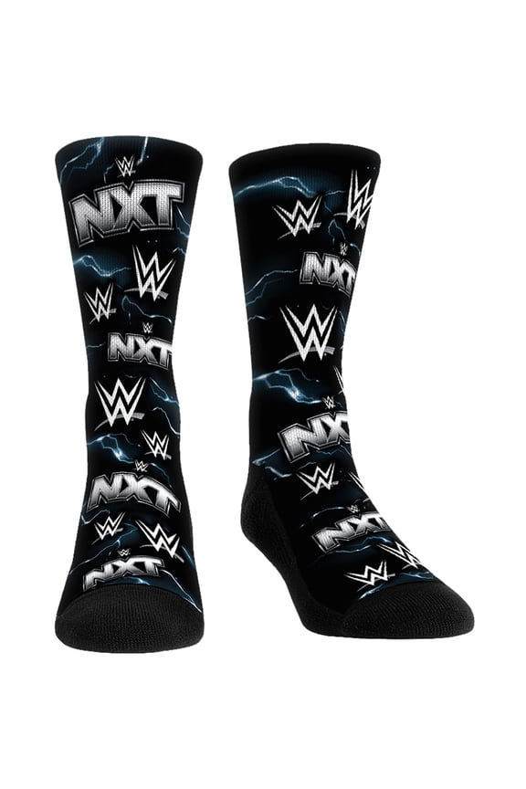 Unisex Rock Em Socks NXT Allover Crew Socks