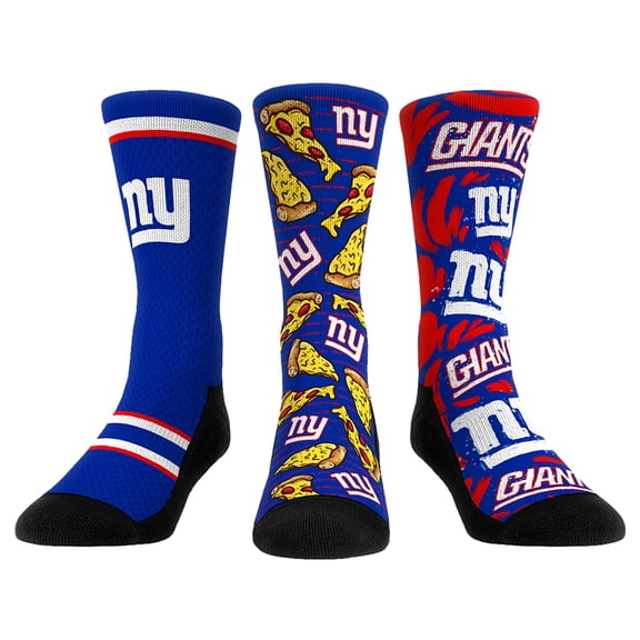 Unisex Rock Em Socks New York Giants Fan Favorite Three-Pack Crew Sock Set