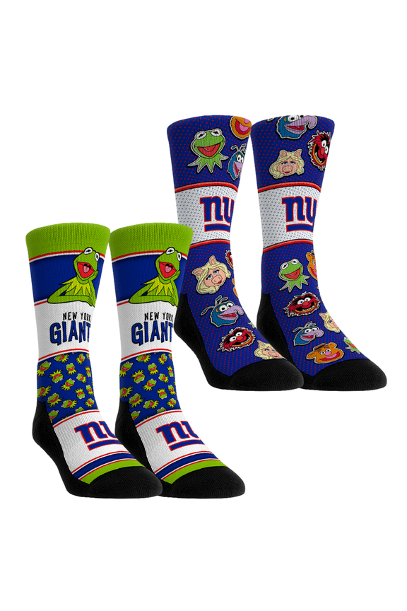 Unisex Rock Em Socks New York Giants Muppets 2-Pack Crew Socks Set