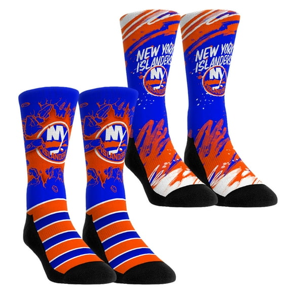 Unisex-Rock Em Socks  New York Islanders Ice Breaker Two-Pack Crew Socks Set