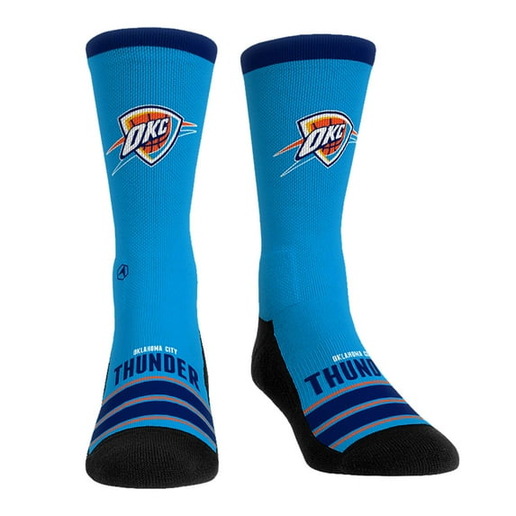 Unisex Rock Em Socks Oklahoma City Thunder Gametime Stripe-Crew Socks