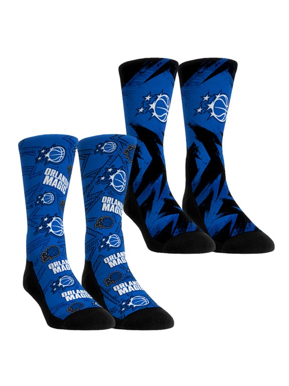 Unisex Rock Em Blue Orlando Magic Game Day 2-Pack Crew Socks