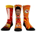 thumbnail image 1 of Unisex Rock Em Socks Patrick Mahomes Kansas City Chiefs Three-Pack Bobblehead Crew Socks Set, 1 of 4