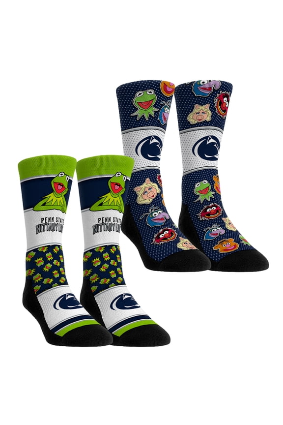 Unisex Rock Em Socks Penn State Nittany Lions Muppets 2-Pack Crew Socks Set