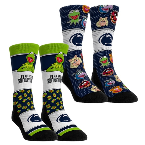 Unisex Rock Em Socks Penn State Nittany Lions Muppets 2-Pack Crew Socks Set