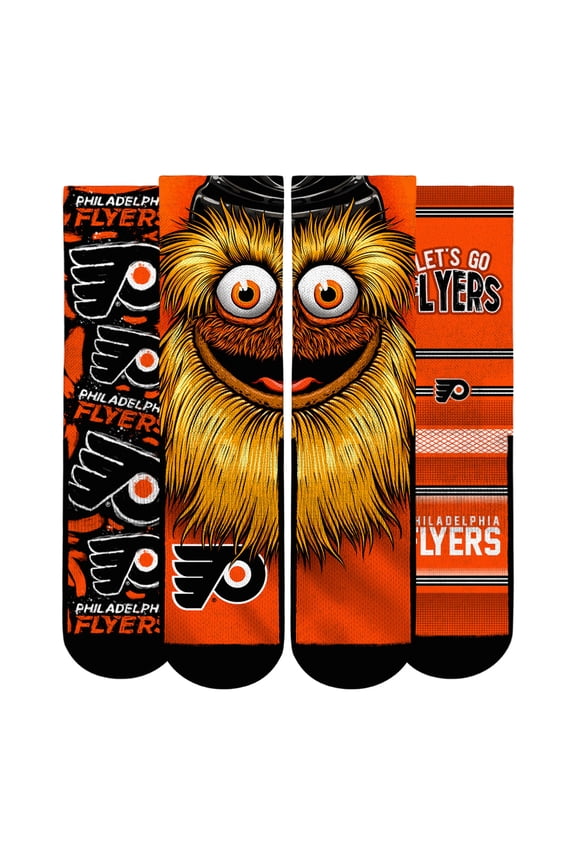 Unisex Rock Em Socks  Philadelphia Flyers Fan Favorites Three-Pack Crew Socks Set