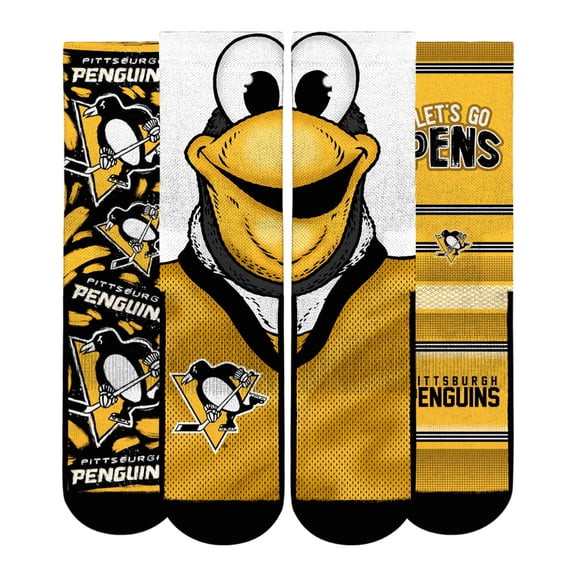 Unisex Rock Em Socks Pittsburgh Penguins Fan Favorites Three-Pack Crew Socks Set