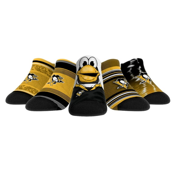 Unisex Rock Em Socks   Pittsburgh Penguins Super Fan Five-Pack Low-Cut Socks Set