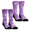 thumbnail image 1 of Unisex Rock Em Socks Purple Carolina Hurricanes 2024 Hockey Fights Cancer Two-Pack Crew Socks Set, 1 of 3