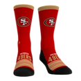 thumbnail image 1 of Unisex Rock Em Socks San Francisco 49ers Gametime Stripe-Crew Socks, 1 of 2