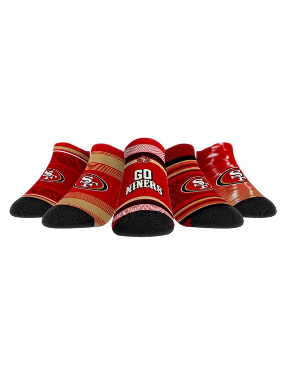 Unisex Rock Em San Francisco 49ers Super Fan Five-Pack Low-Cut Socks Set