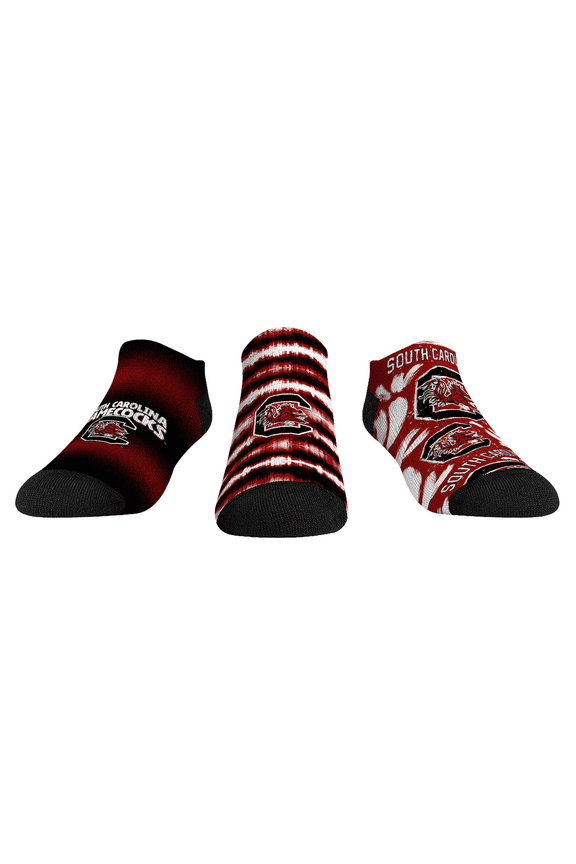 Unisex Rock Em Socks South Carolina Gamecocks Make Some Noise Three-Pack Low-Cut Socks Set