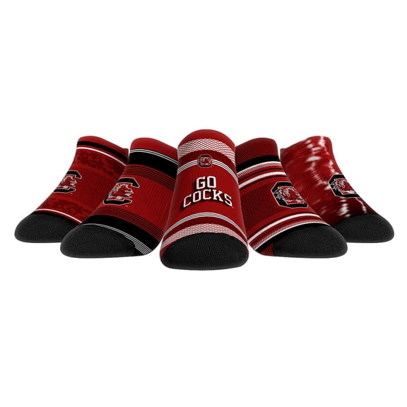 Unisex Rock Em Socks South Carolina Gamecocks Super Fan Five-Pack Low-Cut Socks Set