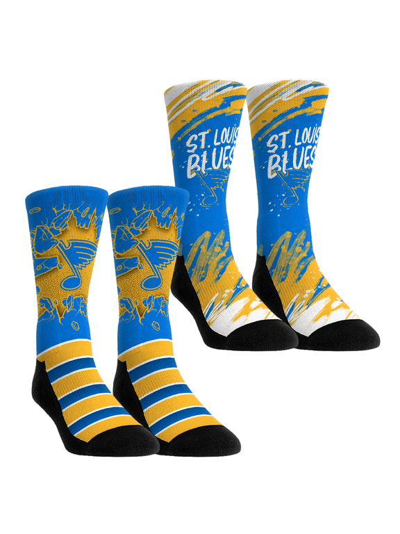 Unisex Rock Em  Blue St. Louis Blues Ice Breaker Two-Pack Crew Socks Set