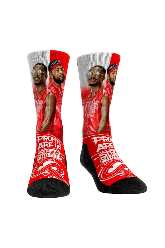 Unisex Rock Em Socks Street Profits Stare Down Crew Socks