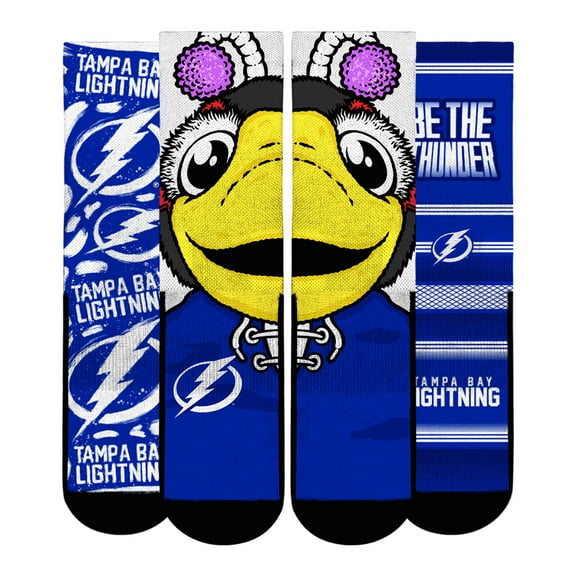 Unisex Rock Em Socks  Tampa Bay Lightning Fan Favorites Three-Pack Crew Socks Set