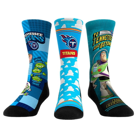Unisex Rock Em Socks Tennessee Titans Toy Story 3-Pack Crew Socks