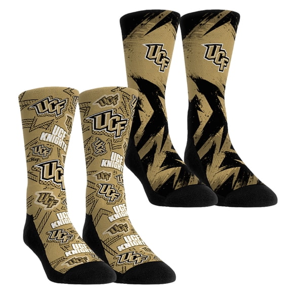 Unisex-Rock Em Socks UCF Knights Game Day Two-Pack Crew Socks Set