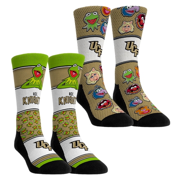 Unisex Rock Em Socks UCF Knights Muppets 2-Pack Crew Socks Set