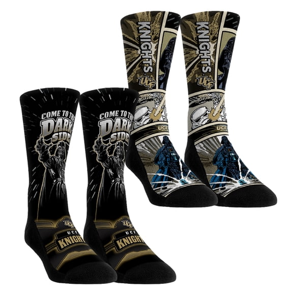 Unisex Rock Em Socks UCF Knights Star Wars Empire Two-Pack Crew Socks Set