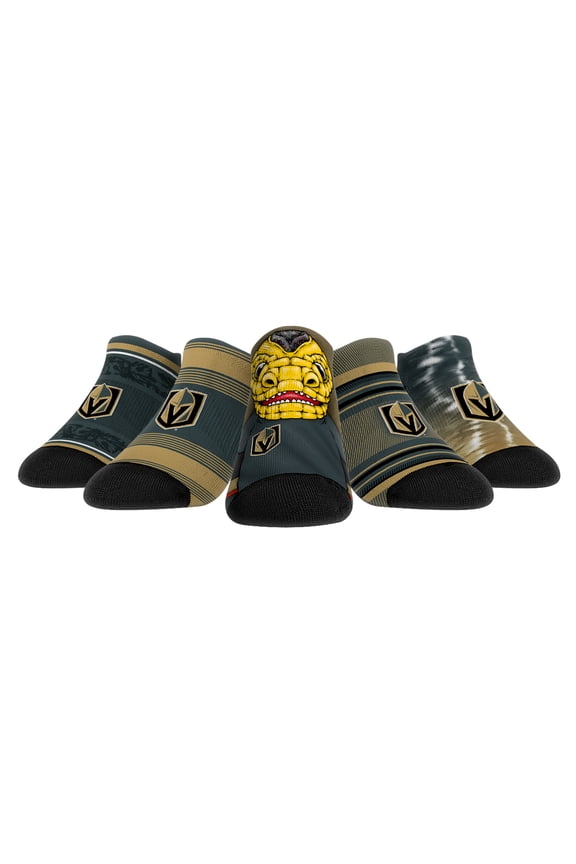Unisex Rock Em Socks   Vegas Golden Knights Super Fan Five-Pack Low-Cut Socks Set