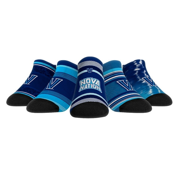 Unisex Rock Em Socks Villanova Wildcats Super Fan Five-Pack Low-Cut Socks Set