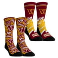 thumbnail image 1 of Unisex Rock Em Socks Washington Commanders Throwback Two-Pack Crew Socks Set, 1 of 1