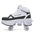 thumbnail image 1 of Unisex Roller Skate Shoes - Sneakers - Roller Shoes 2-in-1 Suitable for Outdoor Sports Skating Invisible Roller Skates for Boys Girls, 1 of 12