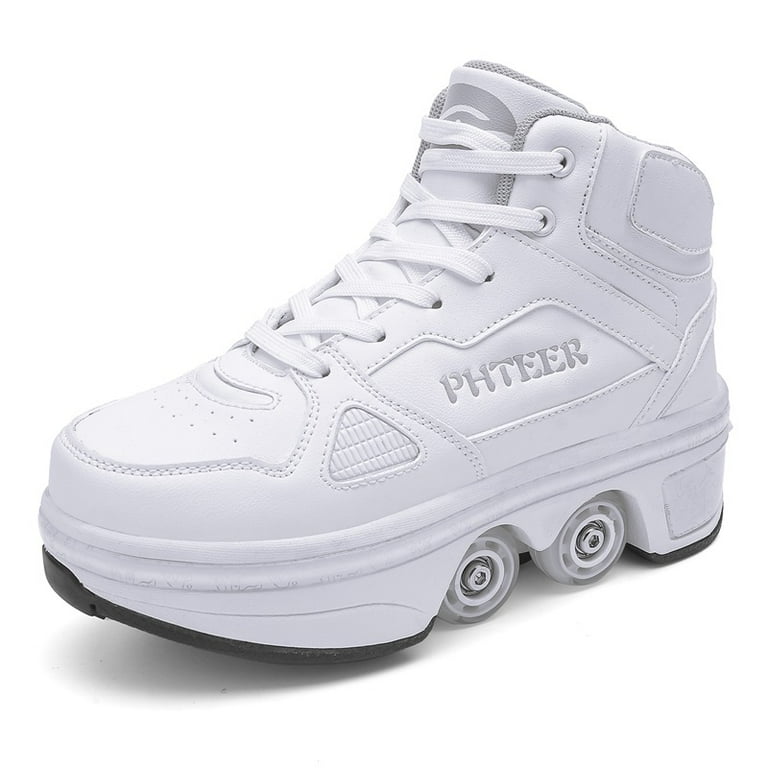 Unisex Roller Skate Shoes Sneakers Roller Shoes 2-in-1