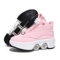 thumbnail image 1 of Unisex Roller Skate Shoes - Sneakers - Roller Shoes 2-in-1 Suitable for Outdoor Sports Skating Invisible Roller Skates for Boys Girls, 1 of 12