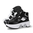 thumbnail image 1 of Unisex Roller Skate Shoes - Sneakers - Roller Shoes 2-in-1 Suitable for Outdoor Sports Skating Invisible Roller Skates for Boys Girls, 1 of 12