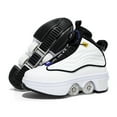 thumbnail image 1 of Unisex Roller Skate Shoes - Sneakers - Roller Shoes 2-in-1 Suitable for Outdoor Sports Skating Invisible Roller Skates for Boys Girls, 1 of 12