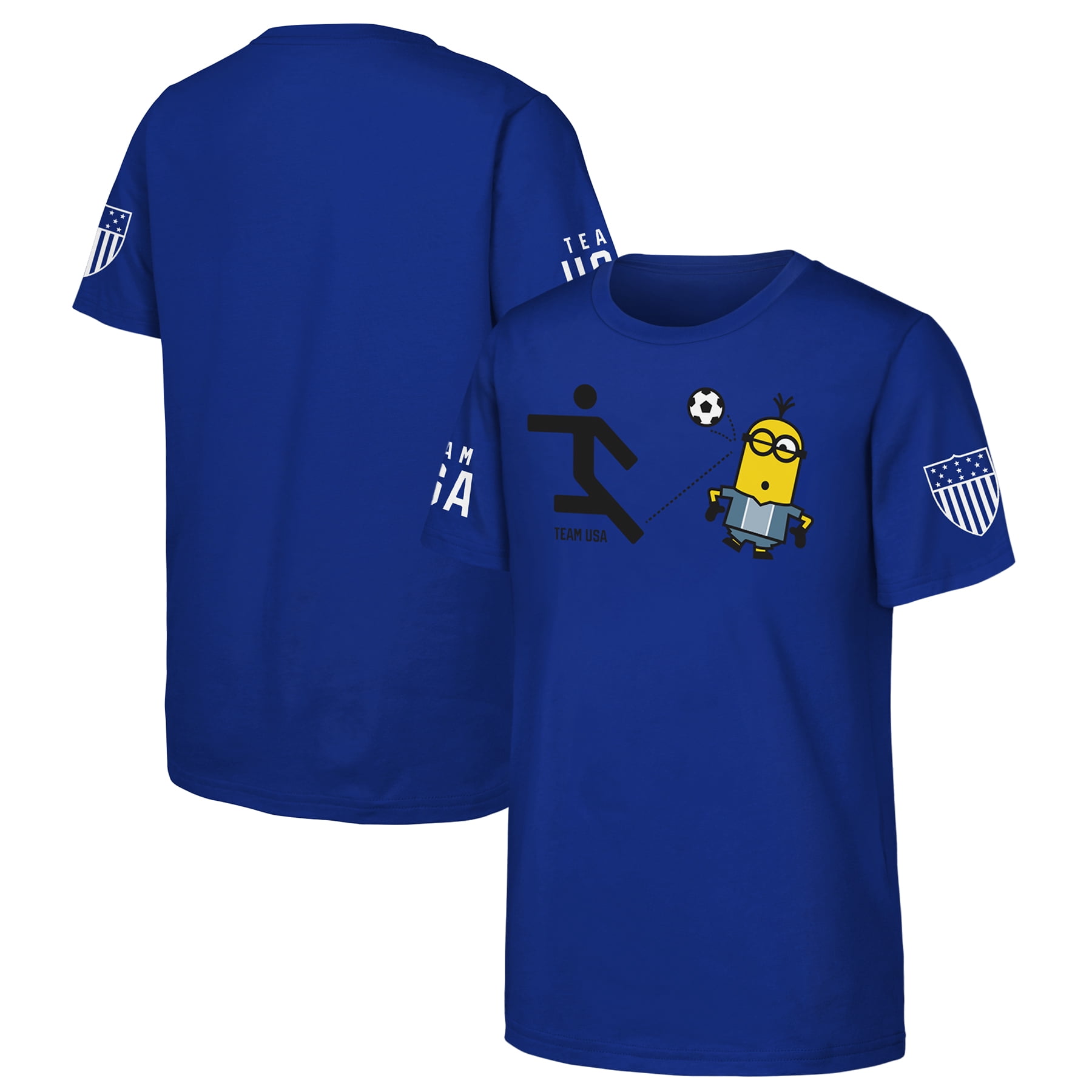 Unisex Royal Team USA Minions Soccer T-Shirt - Walmart.com