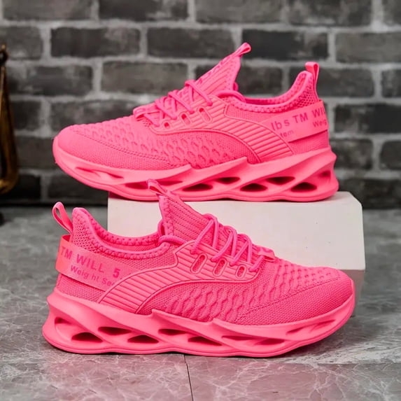 Unisex Running Shoes for Women Men Lightweight Breathable Fashion Lace Up Sneakers Non Slip Workout Gym Tennis Shoes