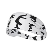 Unisex Runningway Cool Parkour Sports Extreme Sweatband Sports Headband For Running Cycling Yoga Workout Stretchy Hairband