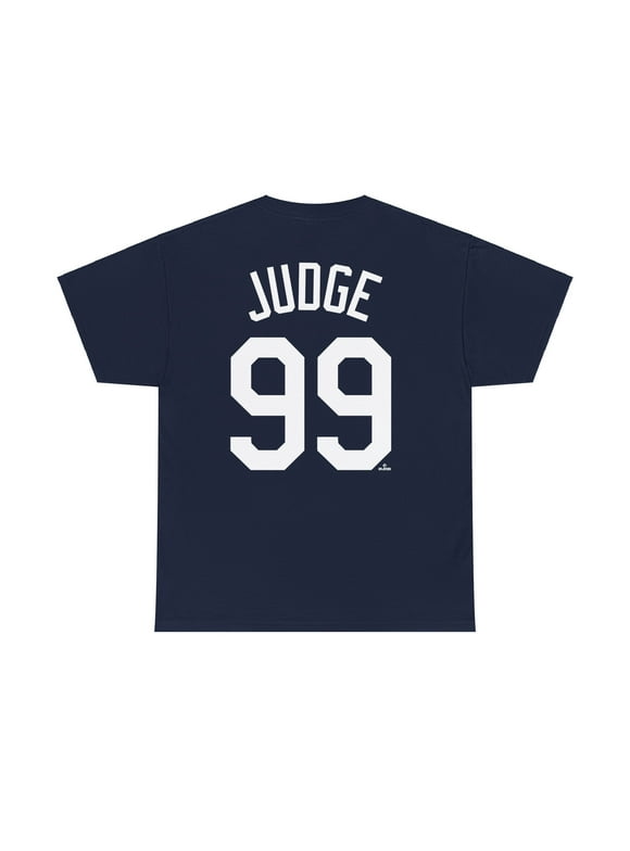 Unisex Ryno Sports Aaron Judge MLB Players Name & Number Jersey T-shirt