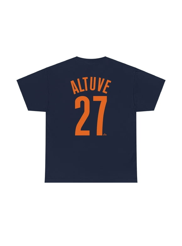 Unisex Ryno Sports Jose Altuve MLB Players Name & Number Jersey T-shirt