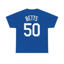 Unisex Ryno Sports Mookie Betts MLB Players Name & Number Jersey T-shirt