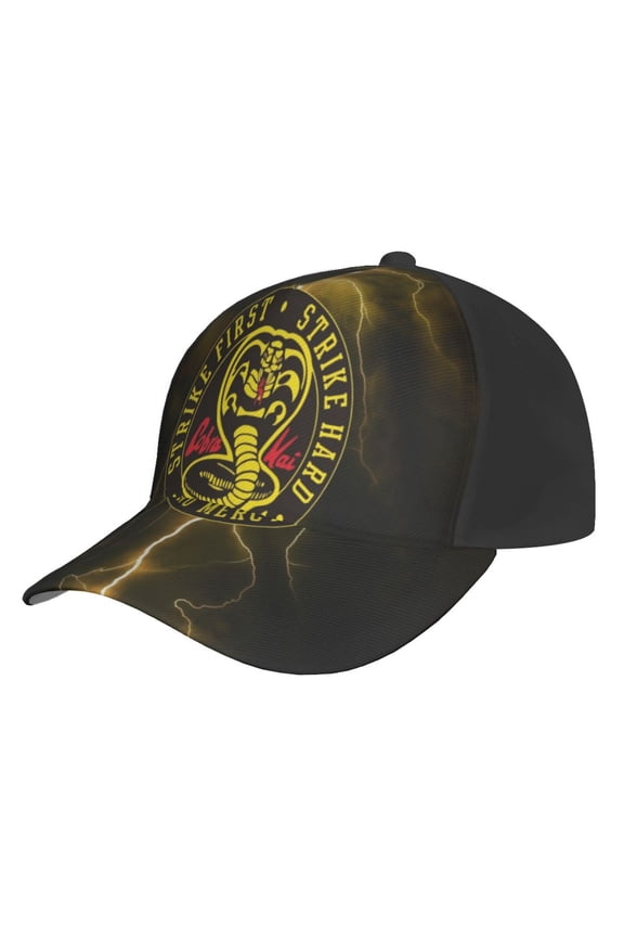 Unisex Cobra K-a Baseball Cap Adjustable Trucker Hat for Running Sports Hiking Camping