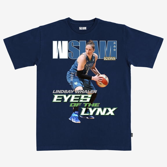 Unisex SLAM Lindsay Whalen Navy Minnesota Lynx Court Origins Cover T-Shirt