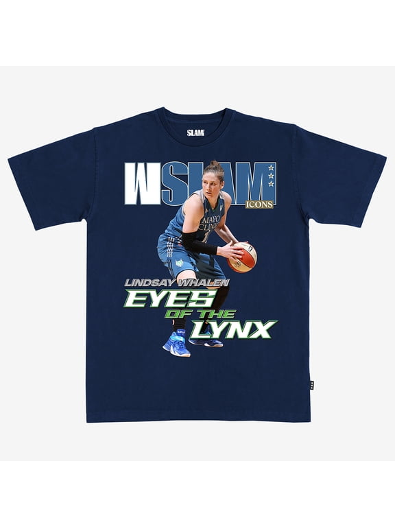 Unisex SLAM Lindsay Whalen Navy Minnesota Lynx Court Origins Cover T-Shirt