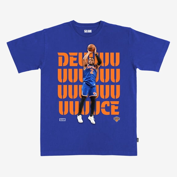 Unisex SLAM Miles McBride Blue New York Knicks T-Shirt